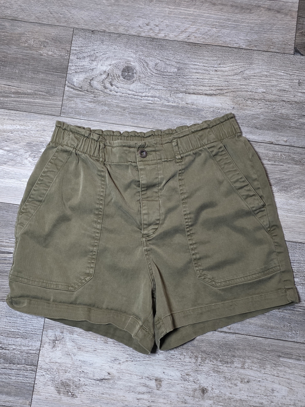 Eddie Bauer Women's Utility High-rise Everyday Elastic Waist Shorts Sz Md